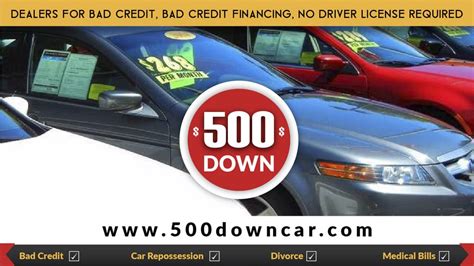 We understand that circumstances in the past may have lead to bad credit ratings today. . 500 down cars houston
